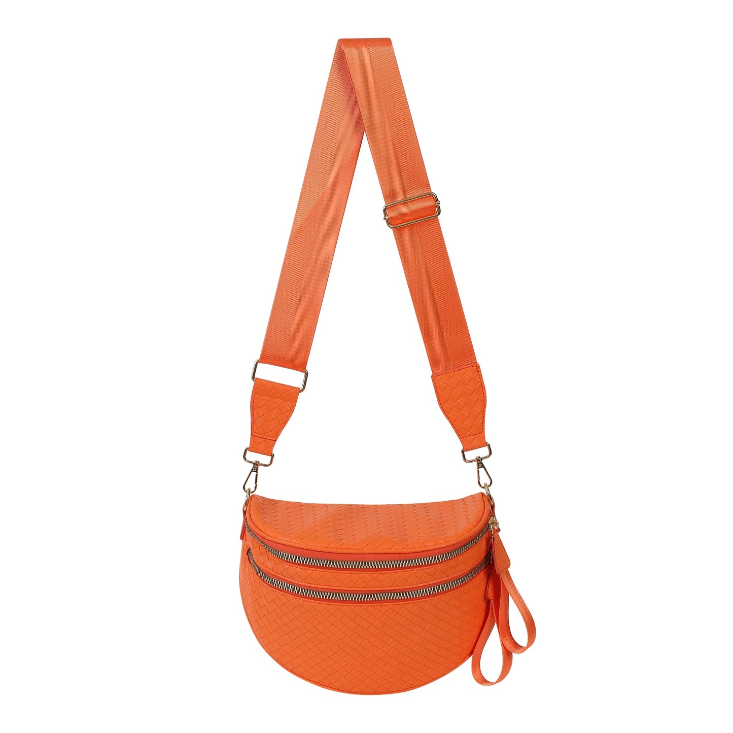 GoFree - Woven Leather Bum Bag