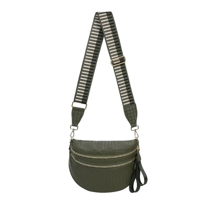 GoFree - Woven Leather Bum Bag