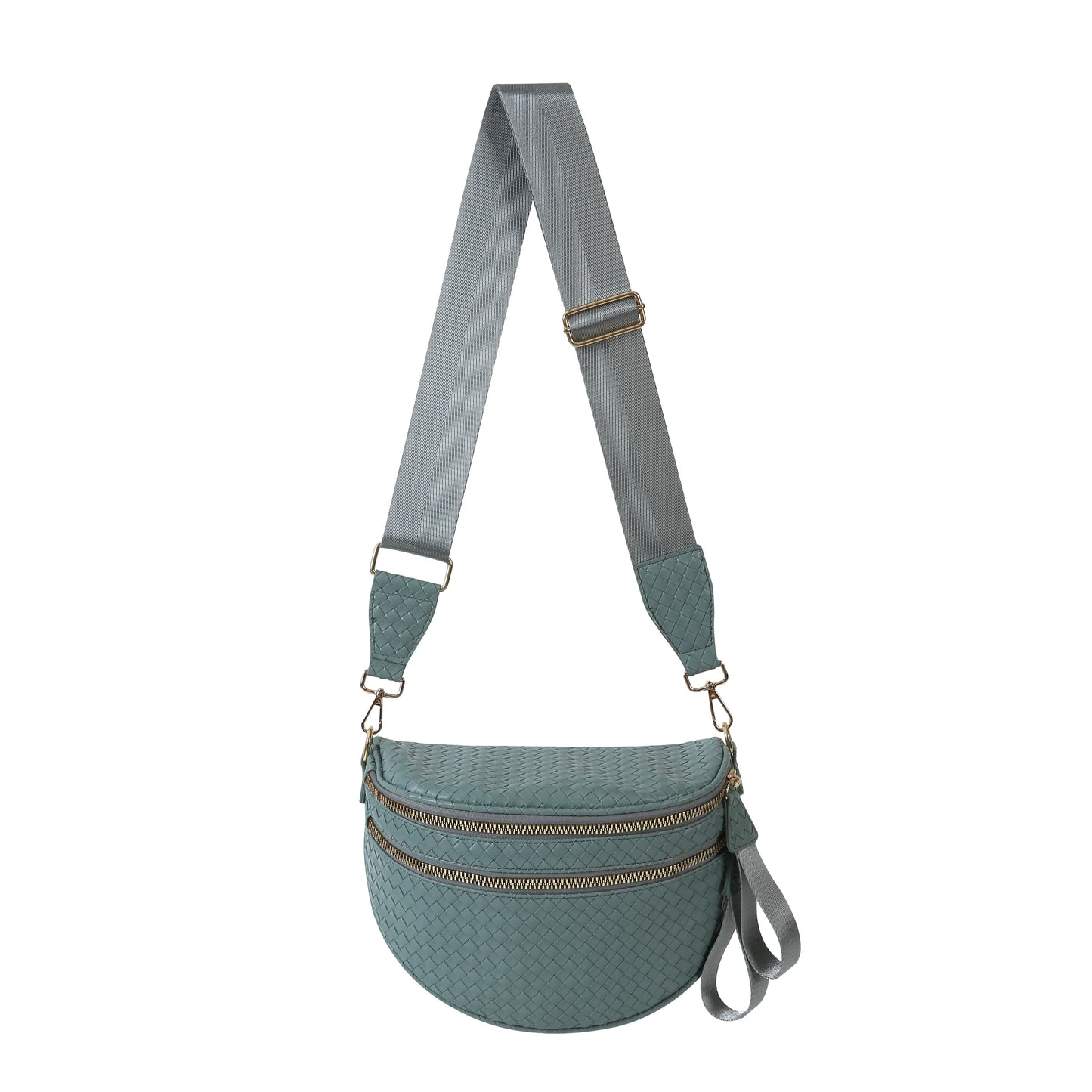 GoFree - Woven Leather Bum Bag