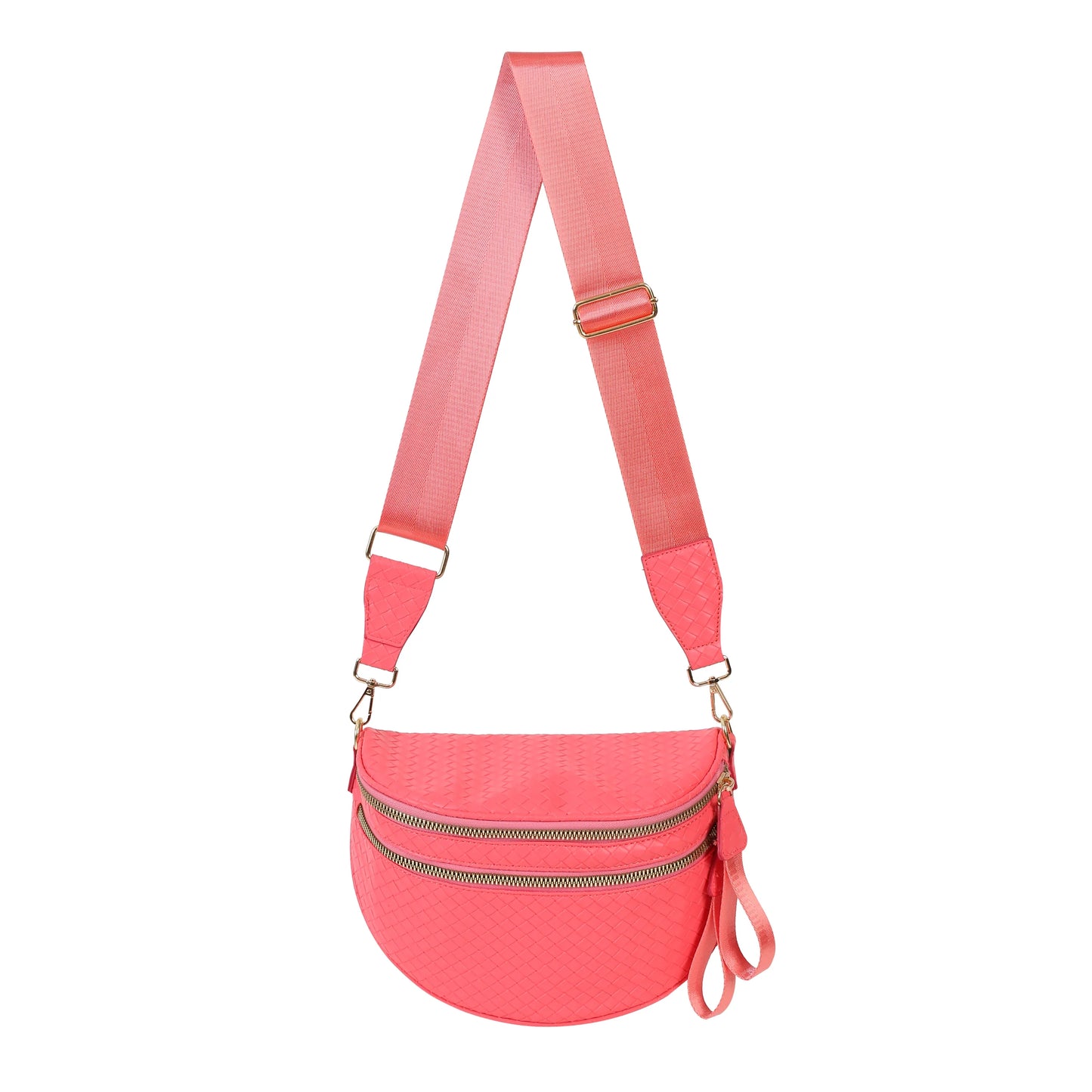 GoFree - Woven Leather Bum Bag