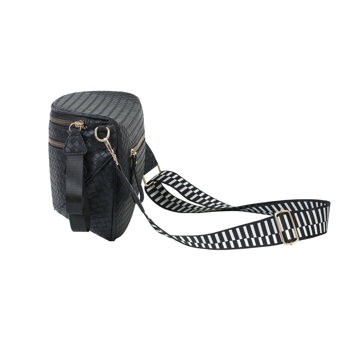 GoFree - Woven Leather Bum Bag