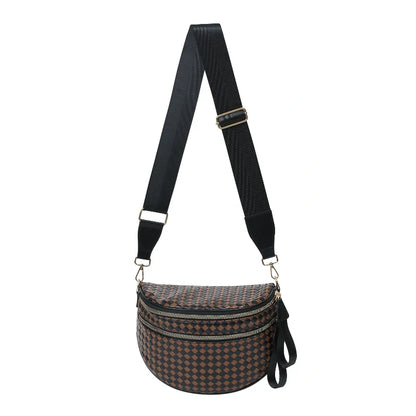 GoFree - Woven Leather Bum Bag