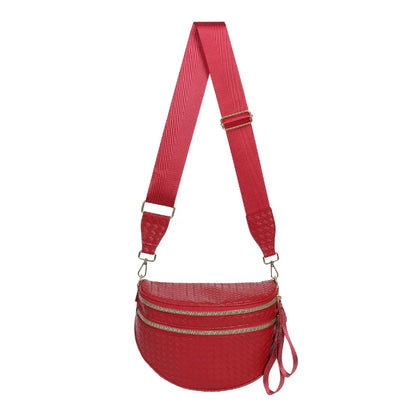 GoFree - Woven Leather Bum Bag