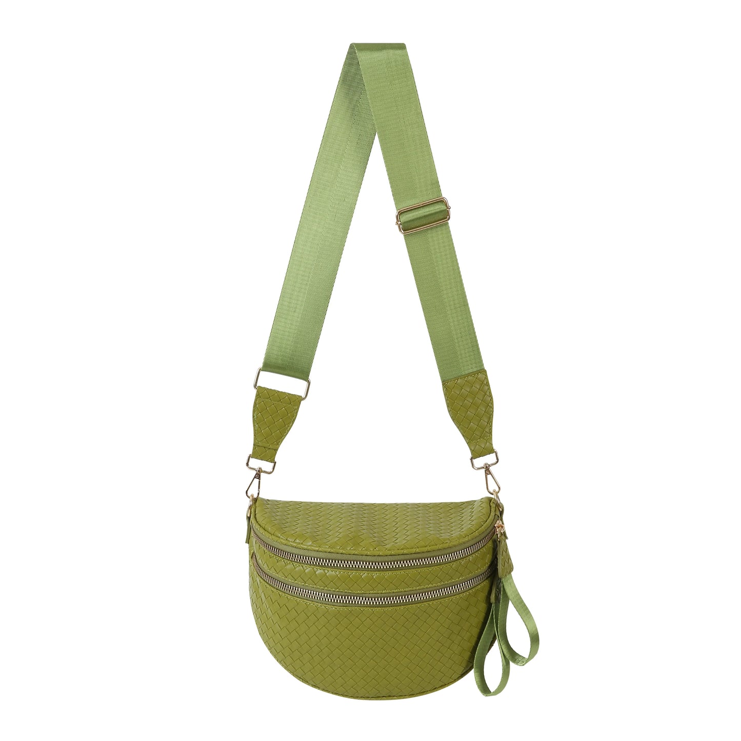 GoFree - Woven Leather Bum Bag