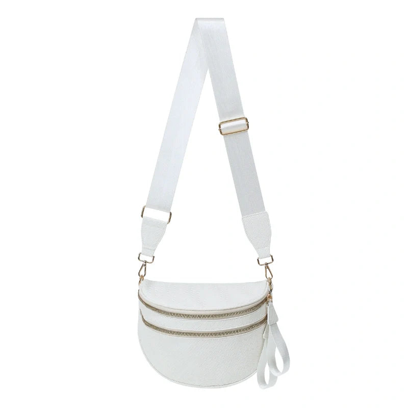 GoFree - Woven Leather Bum Bag