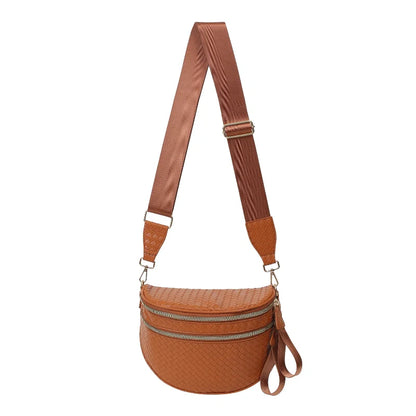 GoFree - Woven Leather Bum Bag
