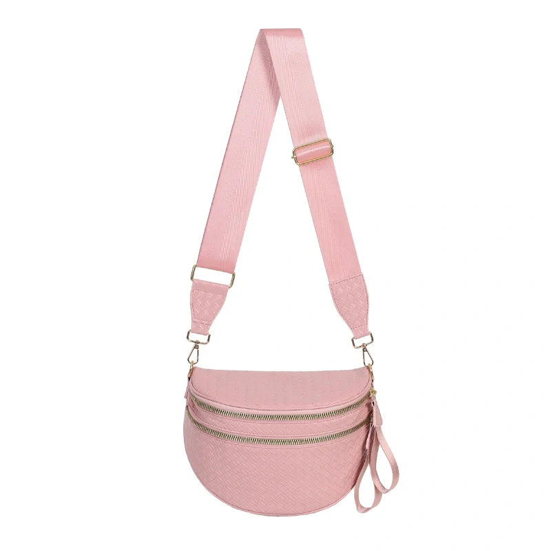 GoFree - Woven Leather Bum Bag